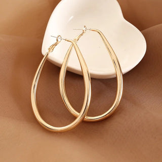 Micara - Teardrop Hoops - Örhängen